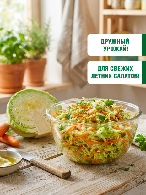 Капуста Июньская (белокочанная) семена 